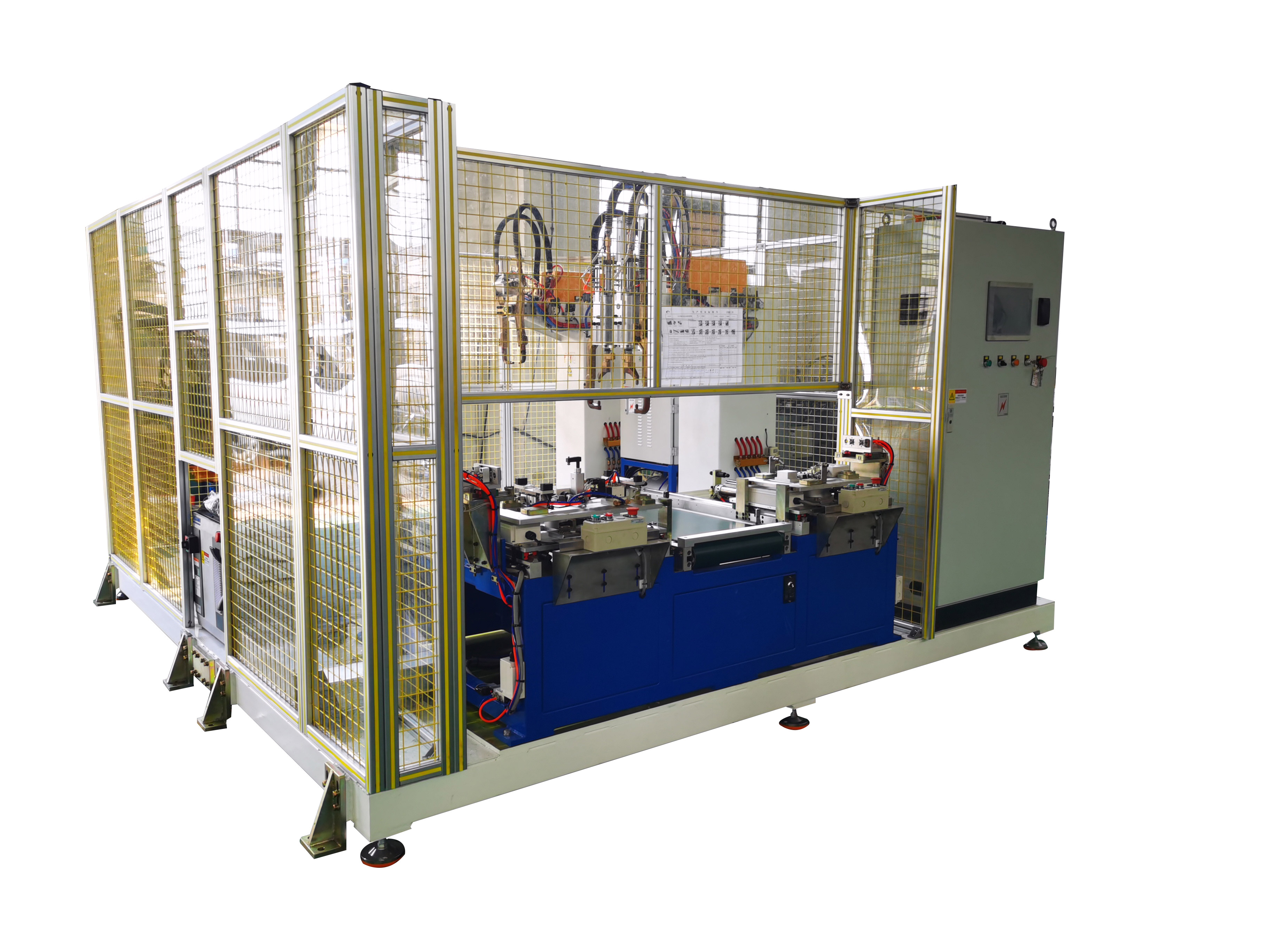 重型卡车座椅支架自动焊接工作站定制项目介绍 重型卡车座椅支架自动焊接工作站定制项目介绍