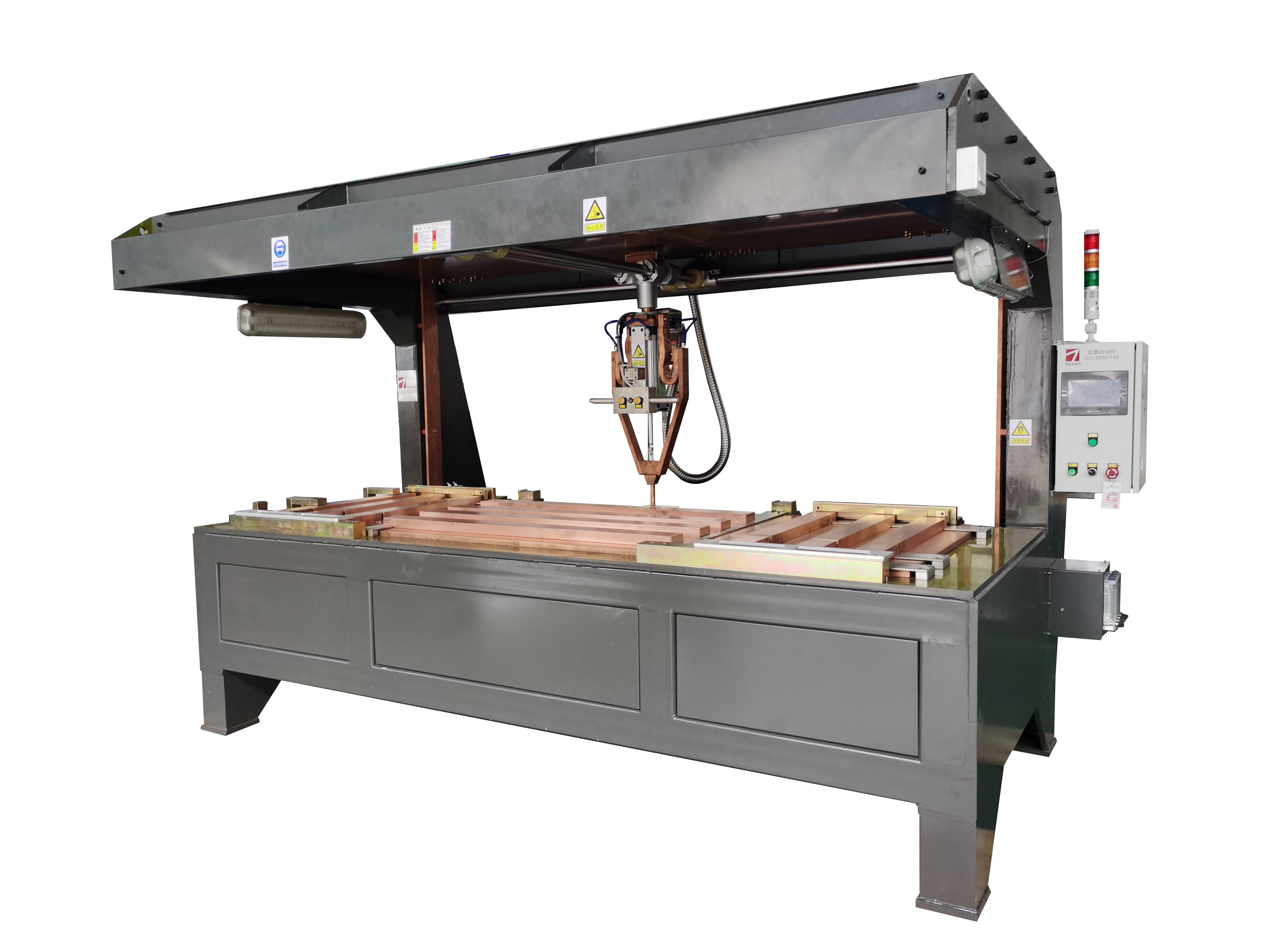 电梯门板加强筋龙门焊机项目介绍 电梯门板加强筋龙门焊机项目介绍