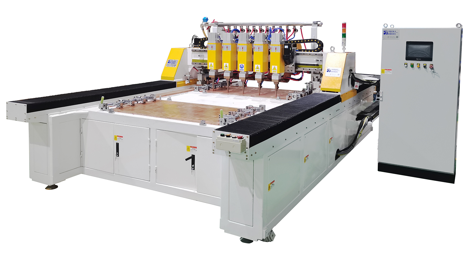 电池底板多头点焊机定制项目介绍 电池底板多头点焊机定制项目介绍