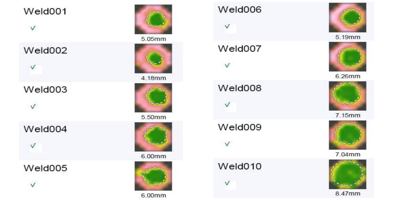 铝点焊超声波检测