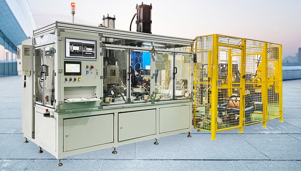 铜编织线成型剪切一体机