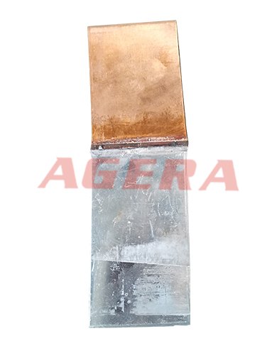 50x4mm铜铝排对焊样品