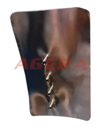 0.3mm不锈钢螺栓凸焊样品