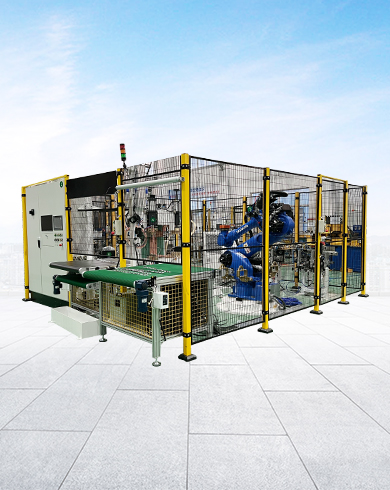 新能源汽车门槛梁机器人螺母凸焊工作站